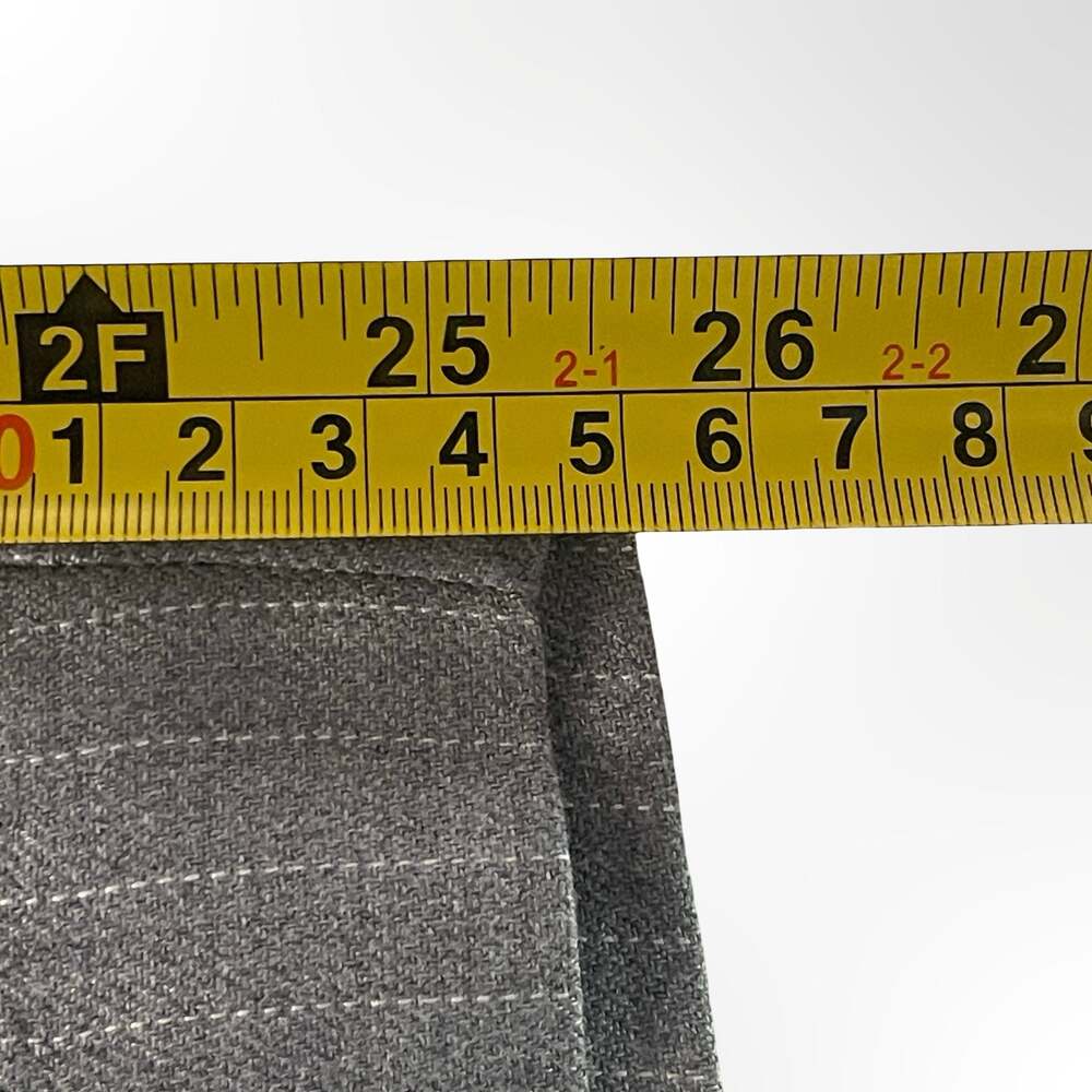 H&M L.O.G.G. Gray Pinstripe Elastic Waist Drawstring Casual Trousers - Picture 8 of 8